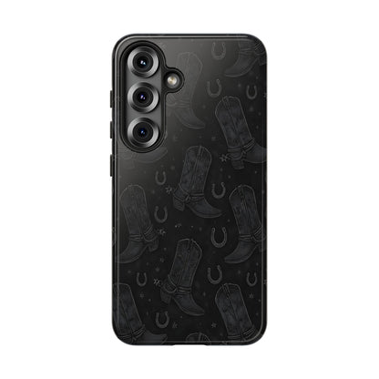 Western Noir Boots Tough Case