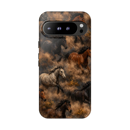 Running Horses Tough Case