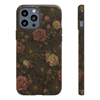 Spiderweb Rose Tough Case