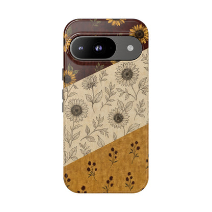 Sunflower Burgundy Swaths Tough Case