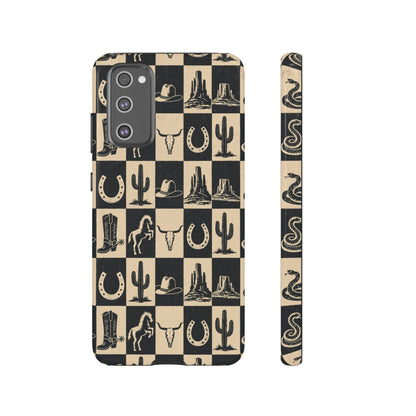 Western Checkerboard Tough Case