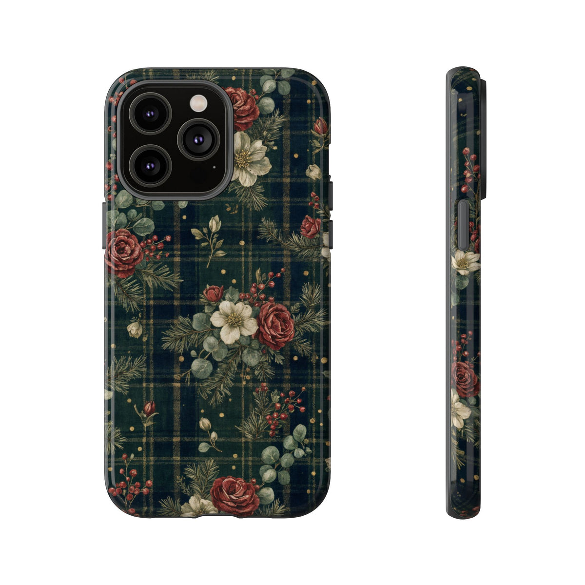Tartan Roses Tough Case