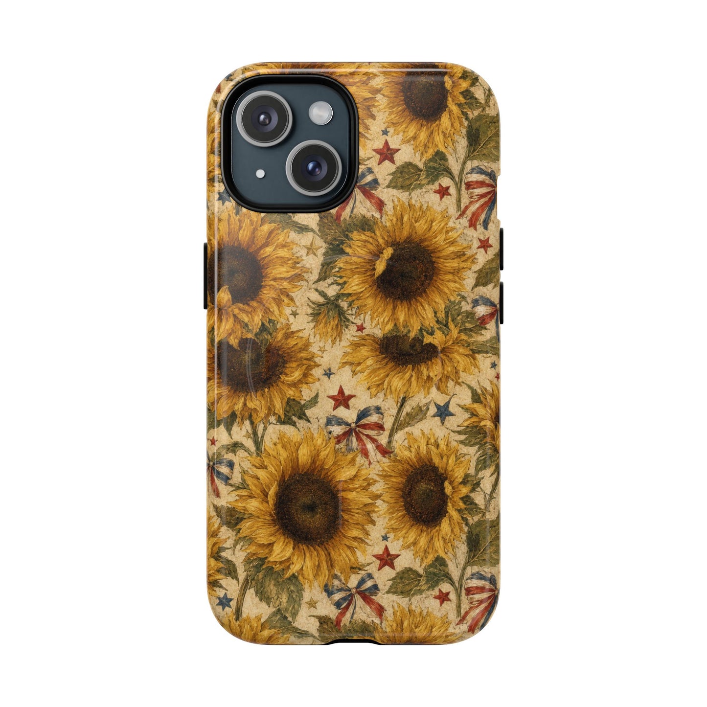 Patriotic Sunflowers Magnetic Case