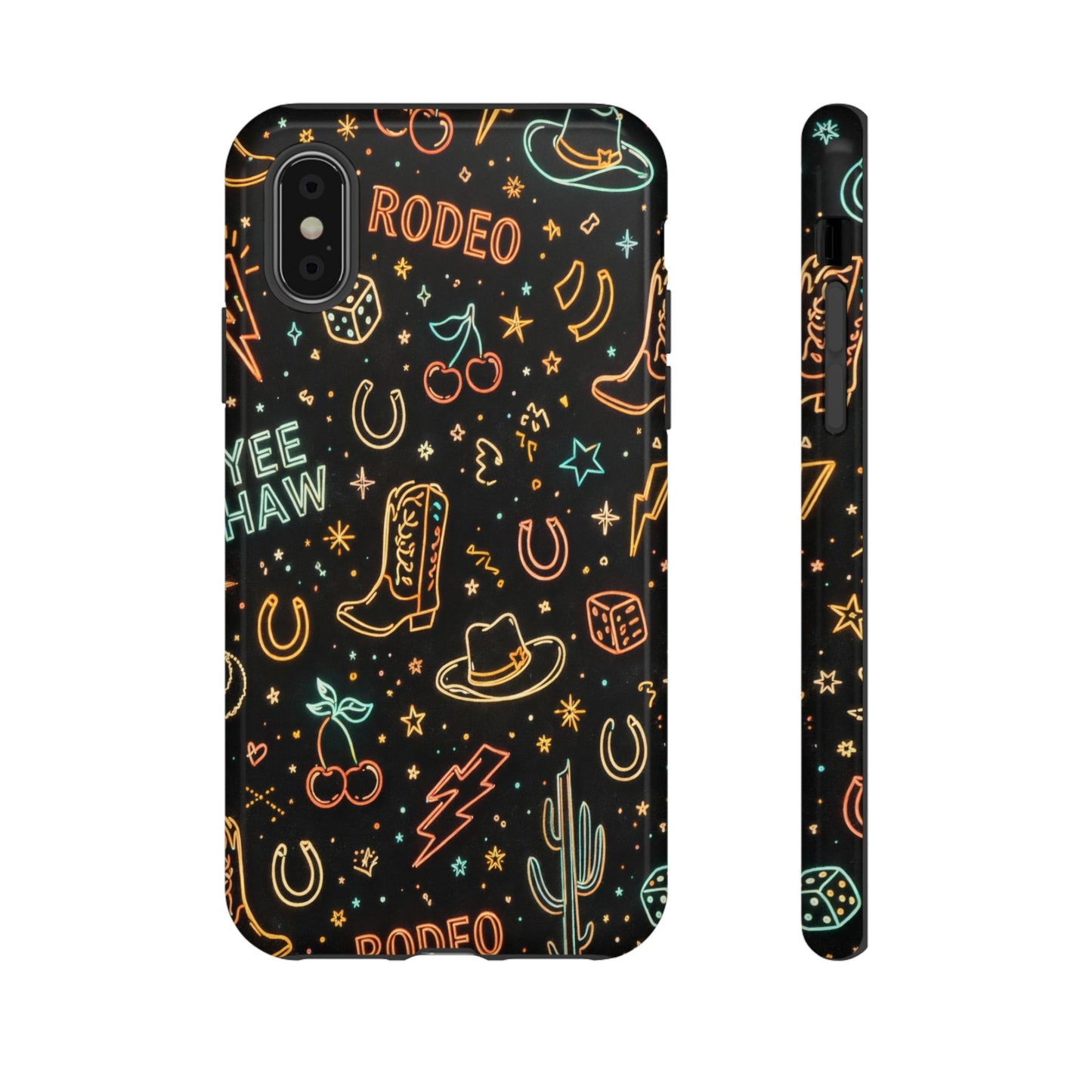 Retro Neon Rodeo Tough Case