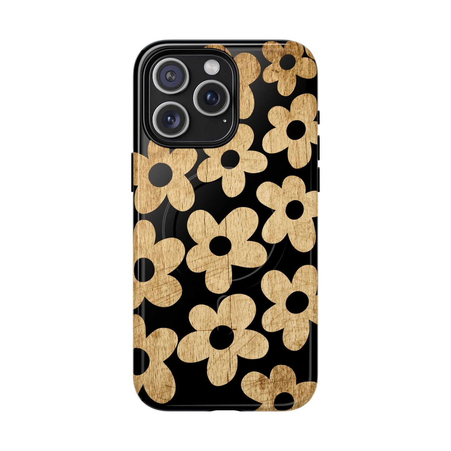 Retro Flower Magnetic Case
