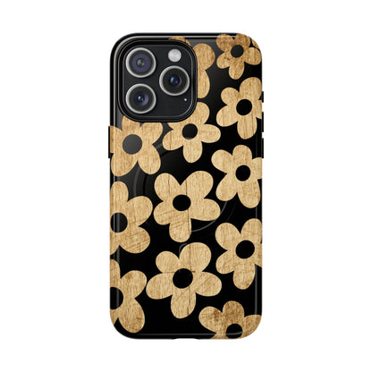 Retro Flower Magnetic Case