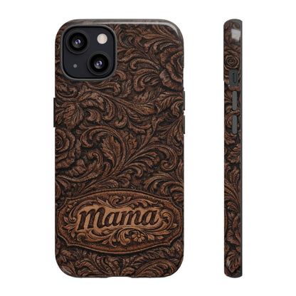 Carved Floral Mama Tough Case