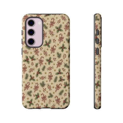 Candy Cane Gingham Tough Case