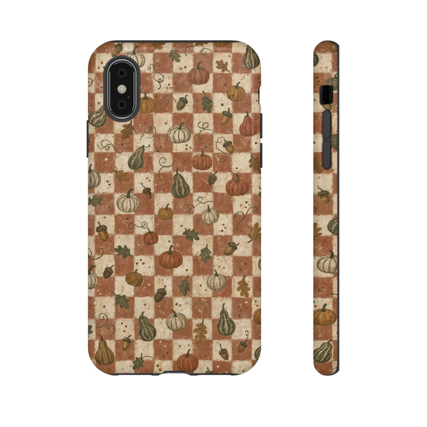Pumpkin Checker Tough Case