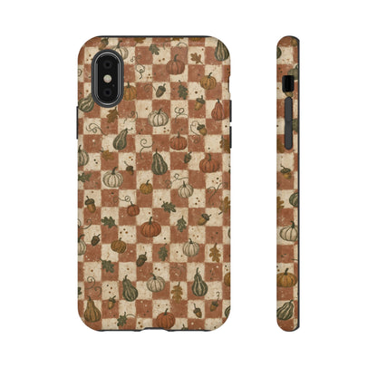 Pumpkin Checker Tough Case