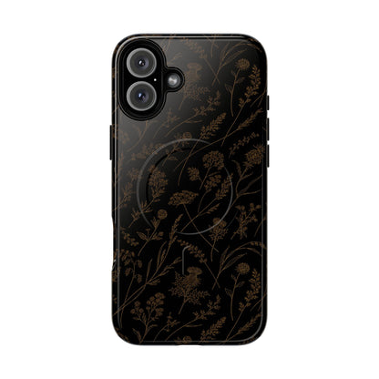Gold Wildflowers Magnetic Case