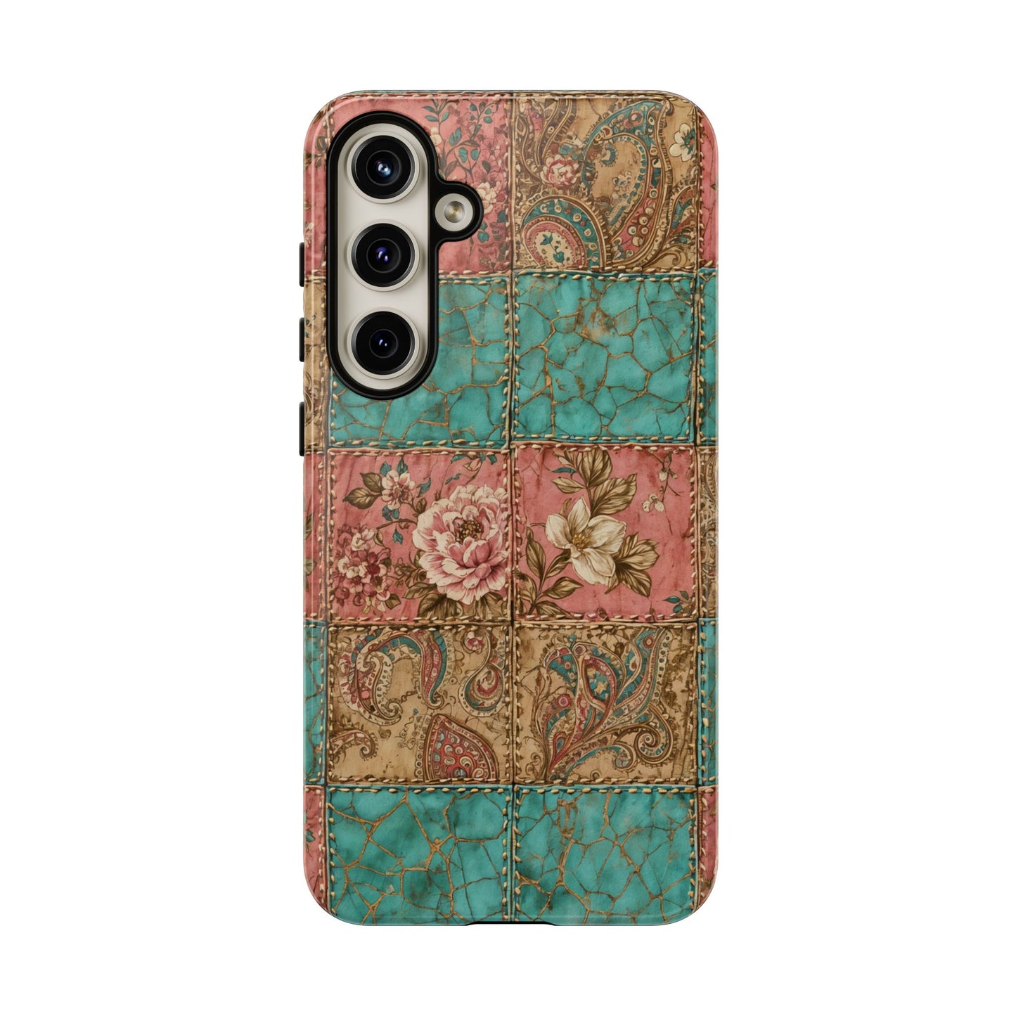 Turquoise Paisley Tough Case