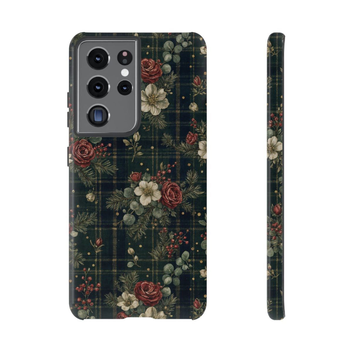 Tartan Roses Tough Case