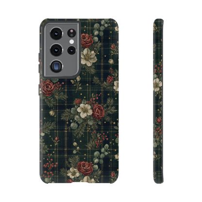 Tartan Roses Tough Case