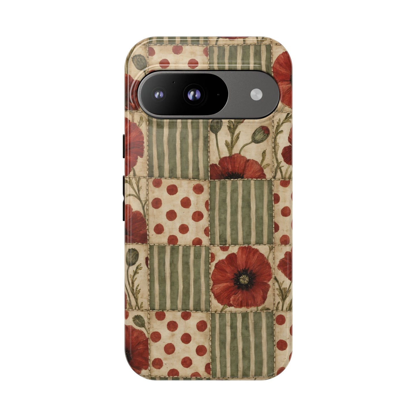 Poppy Patchwork Tough Case