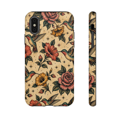 Hummingbird Rose Tough Case