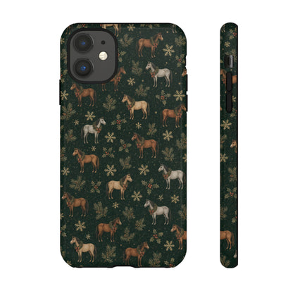 Evergreen Horses Tough Case