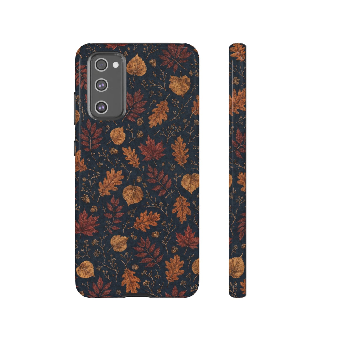 Navy Oak Leaf Tough Case