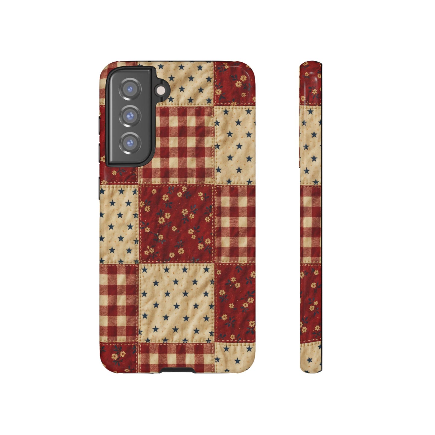 Gingham Stars Tough Case