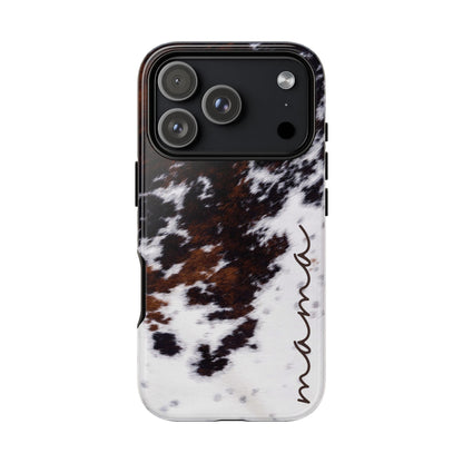 Cowhide Mama Tough Phone Case