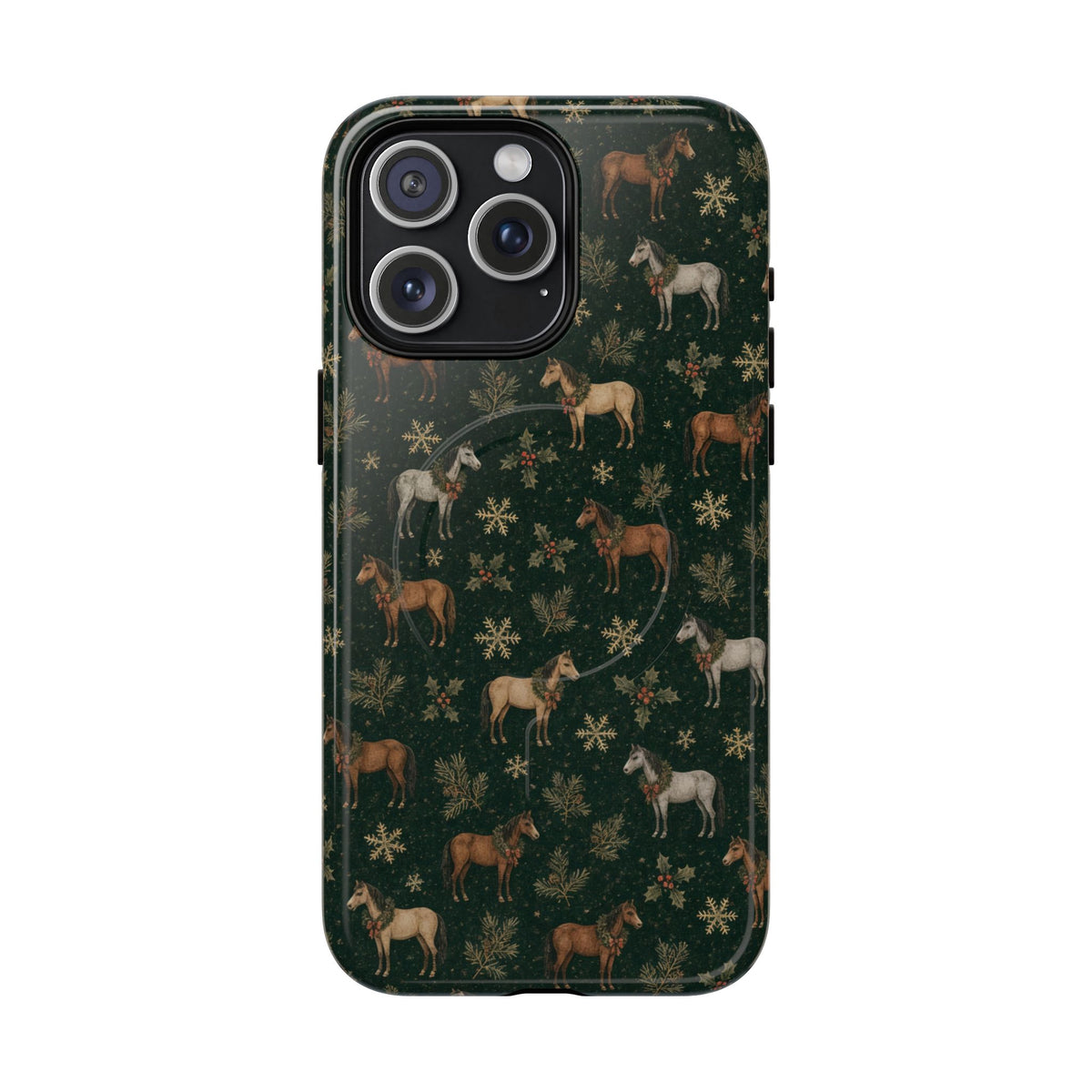 Evergreen Horses Magnetic Case