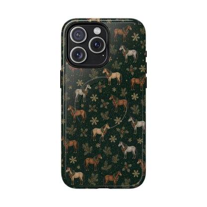 Evergreen Horses Magnetic Case
