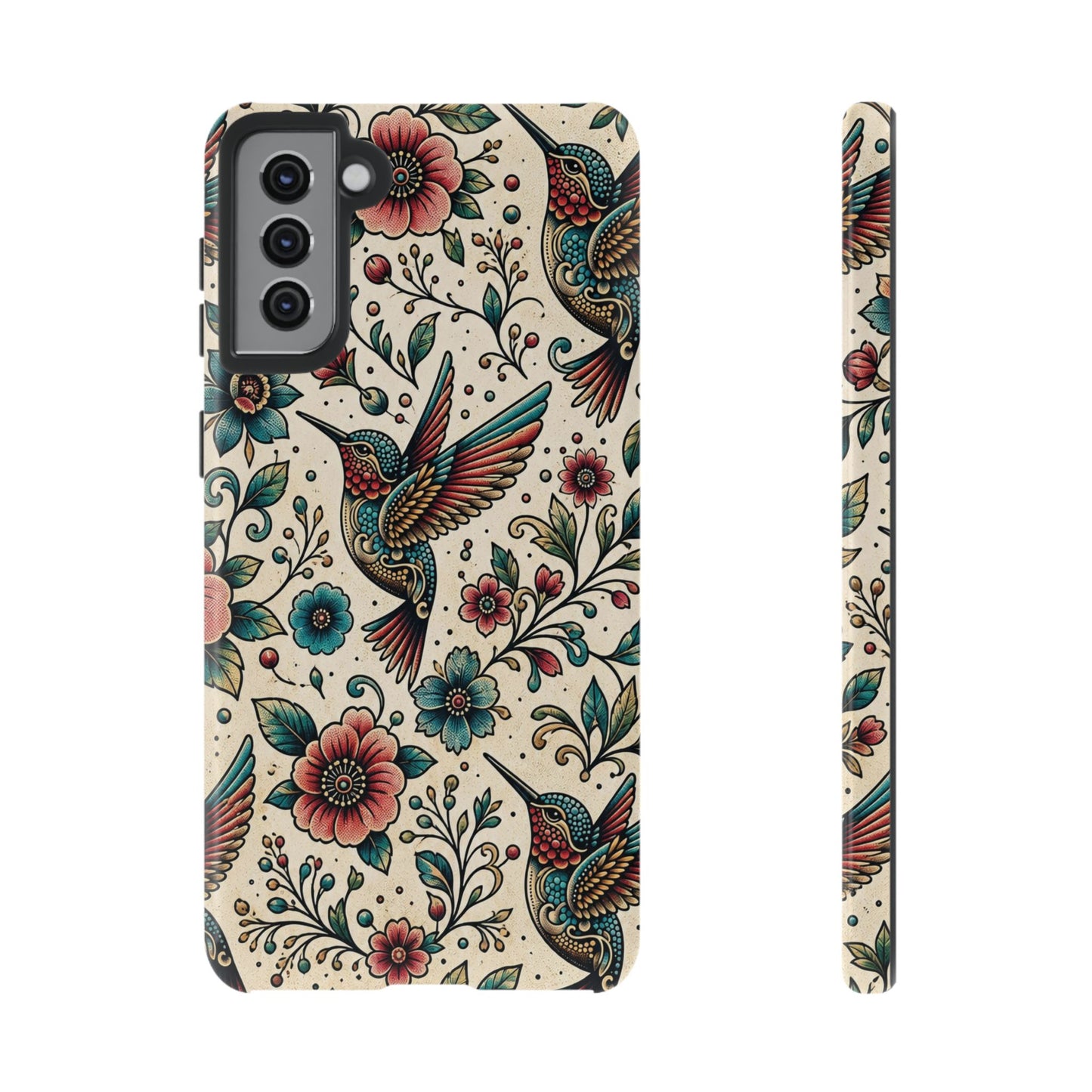Retro Hummingbird Tough Case