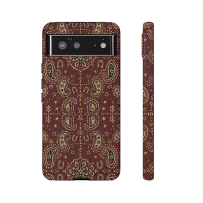 Burgundy Bandana Tough Case