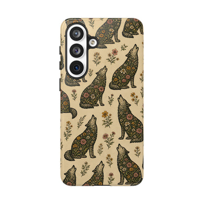 Floral Wolves Tough Case