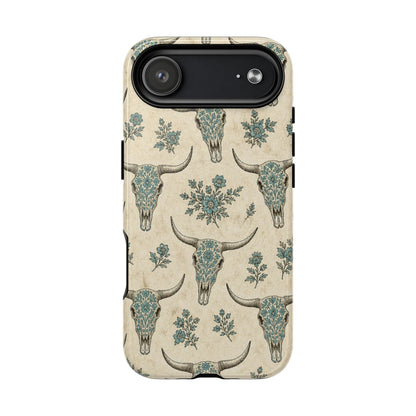 Sacred Bull Skull Magnetic Case