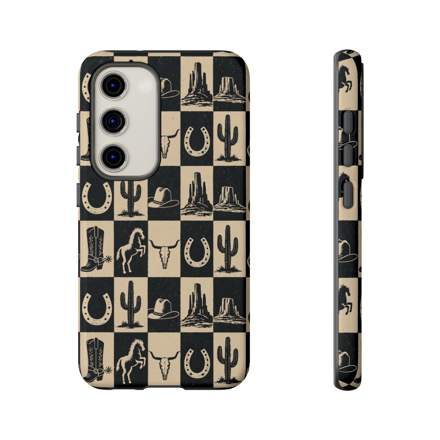 Western Checkerboard Tough Case