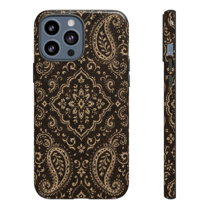 Chocolate Paisley Tough Case