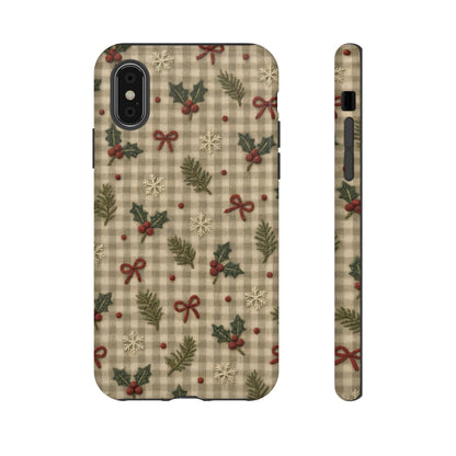 Gingham Holly Tough Case
