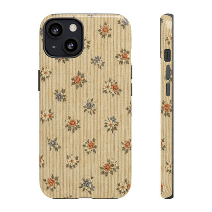 Striped Floral Tough Case
