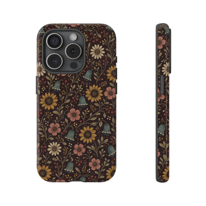 Plum Folk Floral Tough Case