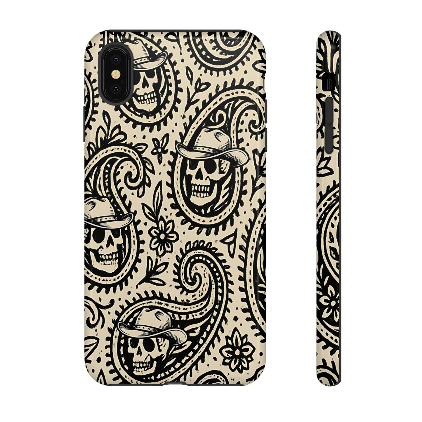 Cowboy Skull Paisley Tough Case