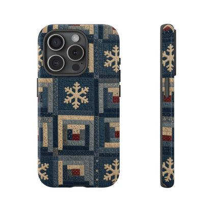 Snowflake Quilt Tough Case