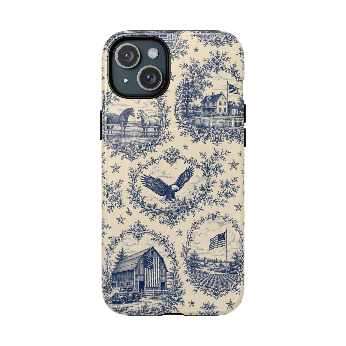 USA Toile Magnetic Case