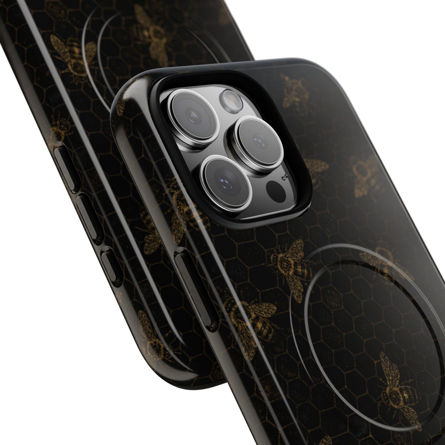 Dark Honeycomb Magnetic Case