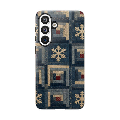 Snowflake Quilt Tough Case