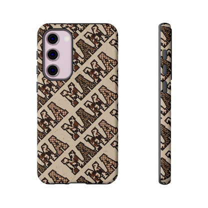 Grunge Cowhide Mama Tough Case