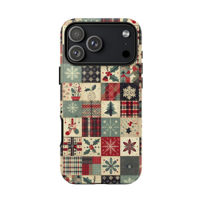Christmas Quilt Tough Phone Case