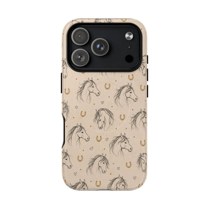 Horse Sketch Magnetic Case