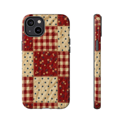 Gingham Stars Tough Case