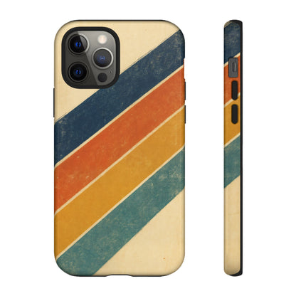 Retro Sunset Stripes Tough Case