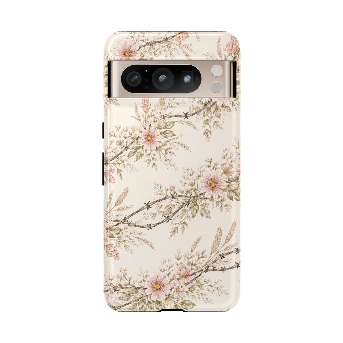 Floral Barbed Wire Tough Case