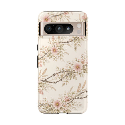 Floral Barbed Wire Tough Case