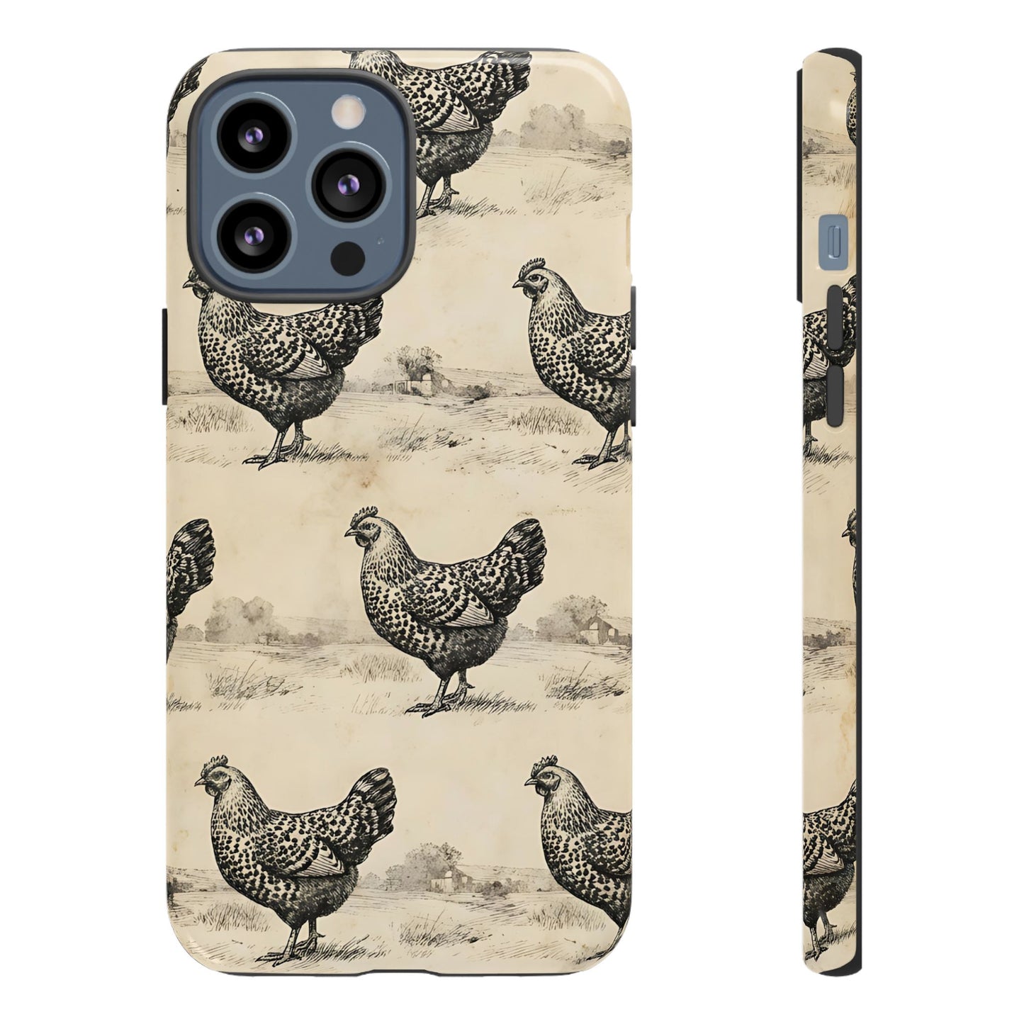Vintage Chickens Tough Case