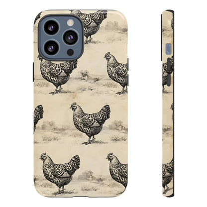 Vintage Chickens Tough Case