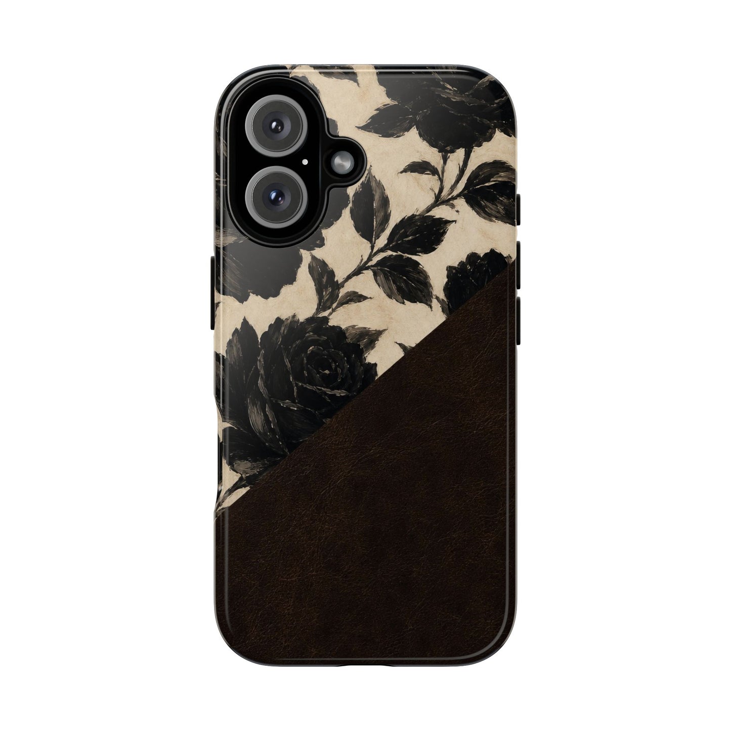 Rose Leather Tough Case